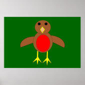 Christmas Robin Poster (Vorne)