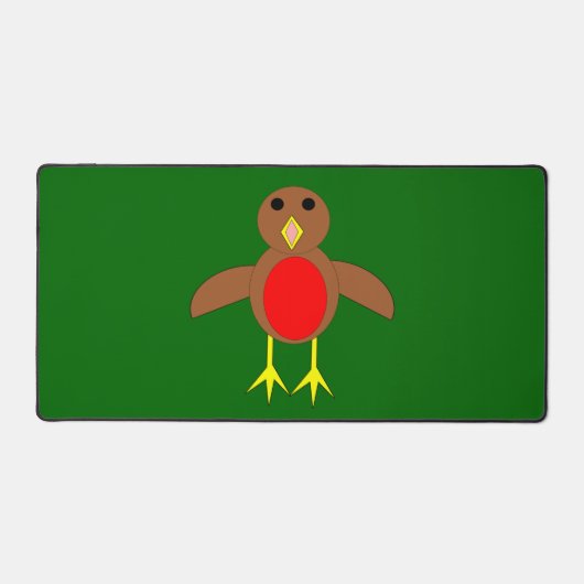 Christmas Robin Schreibtischunterlage (Vorderseite)