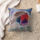Christmas Robin Throw Cushion Kissen (Decke)