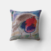 Christmas Robin Throw Cushion Kissen (Rückseite)