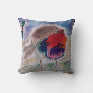 Christmas Robin Throw Cushion Kissen
