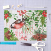 Christmas Robin Tissue Paper Seidenpapier (Handwerk)