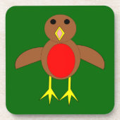 Christmas Robin Untersetzer (Vorderseite)