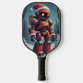 Christmas Robot Pickleball Schläger (Vorderseite)