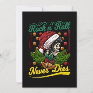 Christmas Rock n Roll Never Dies Rockabilly Girl S Einladung