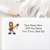 Christmas Rocker Typ Address Labels (Insitu)