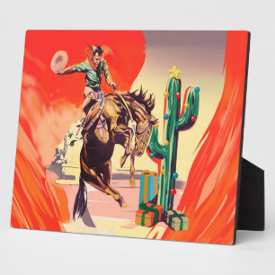 Christmas Rodeo Fotoplatte