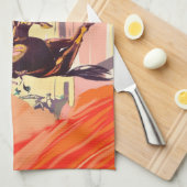 Christmas Rodeo Geschirrtuch (Viertel Falte)