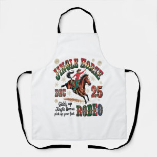 Christmas Rodeo Jingle Horse Schürze