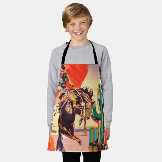 Christmas Rodeo Schürze (Getragen)