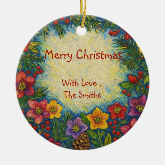 Christmas Rose Family Ornament (Vorne)