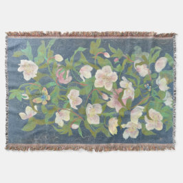 Christmas Rose & Silverwing Butterfly Nocturne Decke