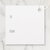 Christmas Rottweiler Dog Weihnachtsbaum Geschenkanhänger (Rückseite)