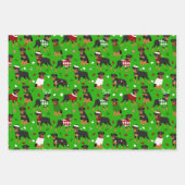 Christmas Rottweiler Geschenkpapier Set (Vorderseite 2)