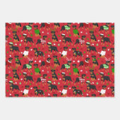 Christmas Rottweiler Geschenkpapier Set (Vorderseite)