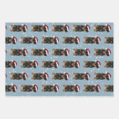 Christmas Rottweiler Geschenkpapier Set (Vorderseite)