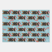 Christmas Rottweiler Geschenkpapier Set (Vorderseite 2)