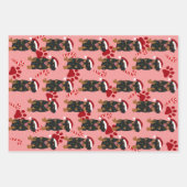 Christmas Rottweiler Geschenkpapier Set (Vorderseite)