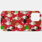 Christmas Rough Collie Case-Mate iPhone Hülle (Rückseite (Horizontal))
