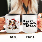 Christmas Rough Collie Dog Personalisiert Tasse