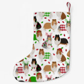 Christmas Rough Collie Kleiner Weihnachtsstrumpf (Rückseite)
