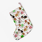 Christmas Rough Collie Kleiner Weihnachtsstrumpf (Rückseite (Hängend))