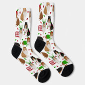 Christmas Rough Collie Socks Socken (Rechts)