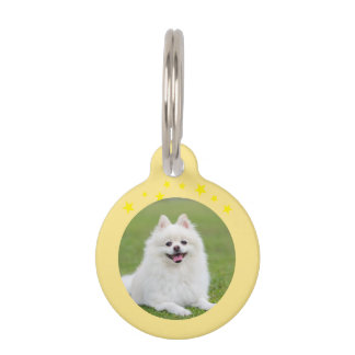 Christmas Round Pet Tag – Festive Holiday ID Tag Haustiermarke