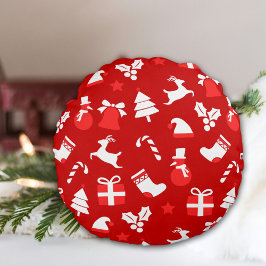 Christmas Round Pillow Rundes Kissen