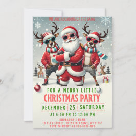 Christmas Rounding up the Gang Invitation Einladung