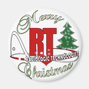 CHRISTMAS RT RADIOLOGIC TECHNOLOGIST MAGNET
