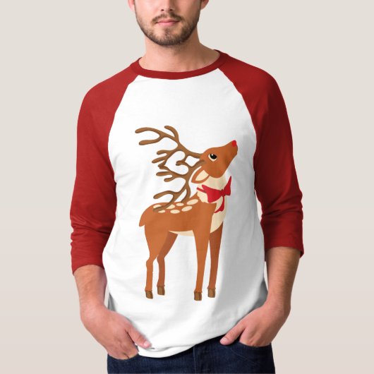 Christmas Rudolph T-Shirt (Vorderseite)