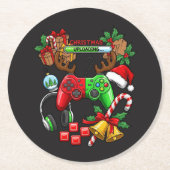 Christmas Runder Pappuntersetzer (Vorderseite)