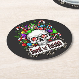 Christmas Runder Pappuntersetzer