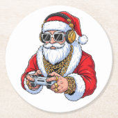 Christmas Runder Pappuntersetzer (Vorderseite)