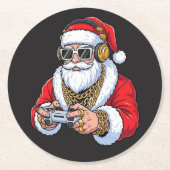 Christmas Runder Pappuntersetzer (Vorderseite)