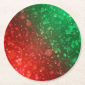 Christmas Runder Pappuntersetzer (Vorderseite)
