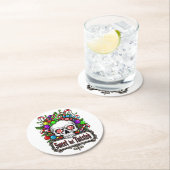 Christmas Runder Pappuntersetzer (Vor Ort)