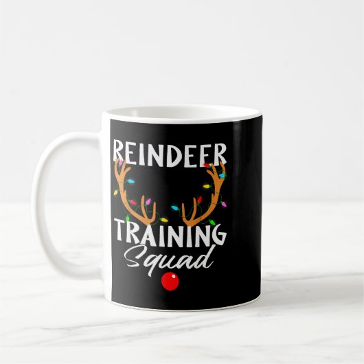 Christmas Running Reindeer Runner Training Squad T Kaffeetasse (Links)