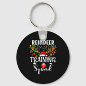 Christmas Running Reindeer Runner Training Squad T Schlüsselanhänger (Vorderseite)