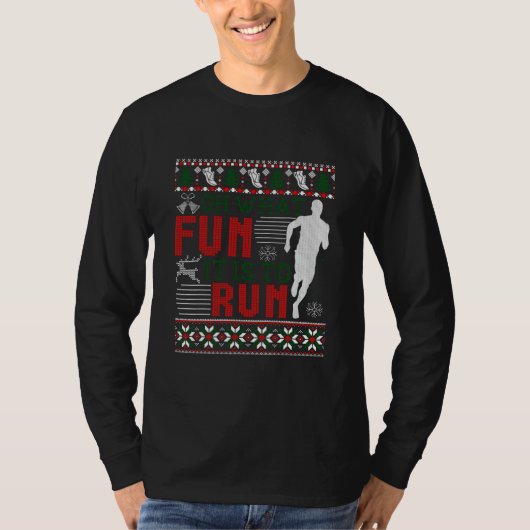 Christmas Running Shirt Runner Half Marathon 5k (Vorderseite)