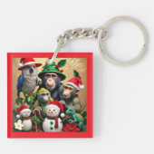 "Christmas Safari Adventure" Schlüsselanhänger (Rückseite)