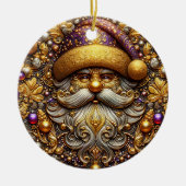 CHRISTMAS ~ Saint Nicholas 19. Jahrhundert ~ Keramik Ornament (Vorne)