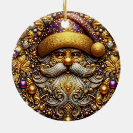CHRISTMAS ~ Saint Nicholas 19. Jahrhundert ~ Keramik Ornament