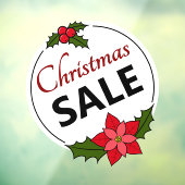 Christmas Sale Sticker - Holiday Window Cling (Blatt 3)