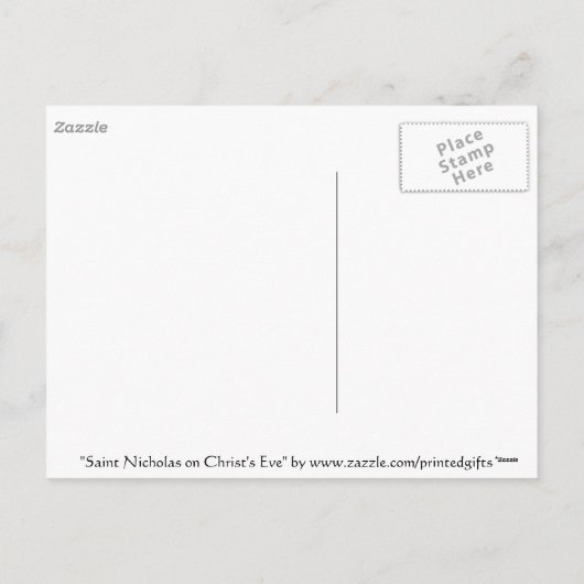 CHRISTMAS-Sammlung Feiertagspostkarte (Rückseite)