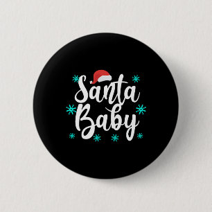 Christmas Santa Baby Button