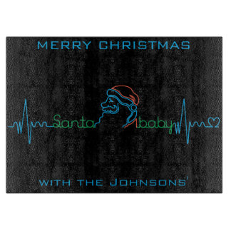 Christmas Santa Baby Schneidebrett