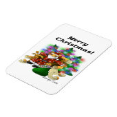 Christmas Santa Cat Magnet (Linke Seite)