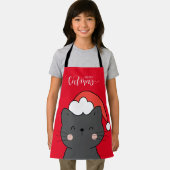Christmas Santa Cat Merry Catmas Schürze (Insitu)